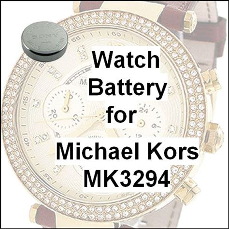 Michael Kors Watch Battery: Replacement Size, Types, And DIY 